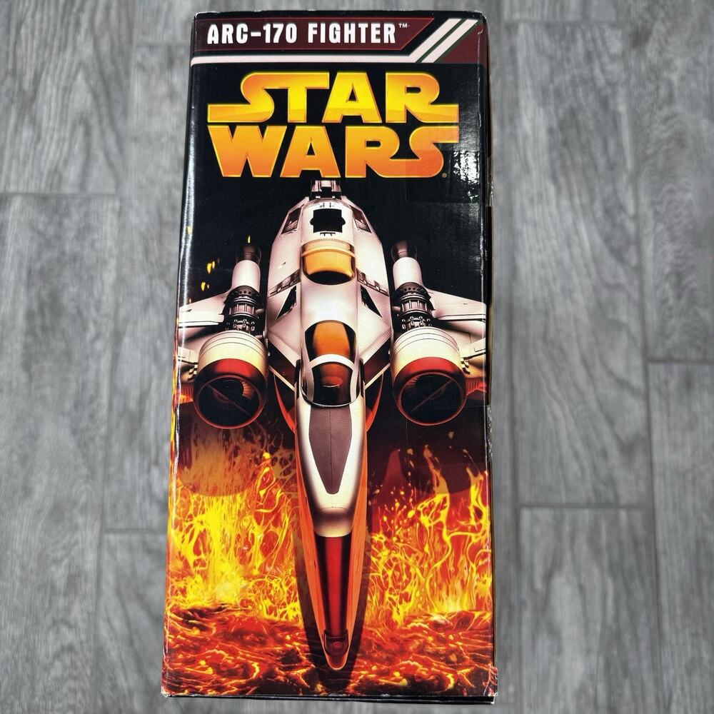 2005 STAR WARS REVENGE OF THE SITH ARC-170 FIGHTER STARSHIP FOR 4" FIGURES NIB - Picture 5 of 6